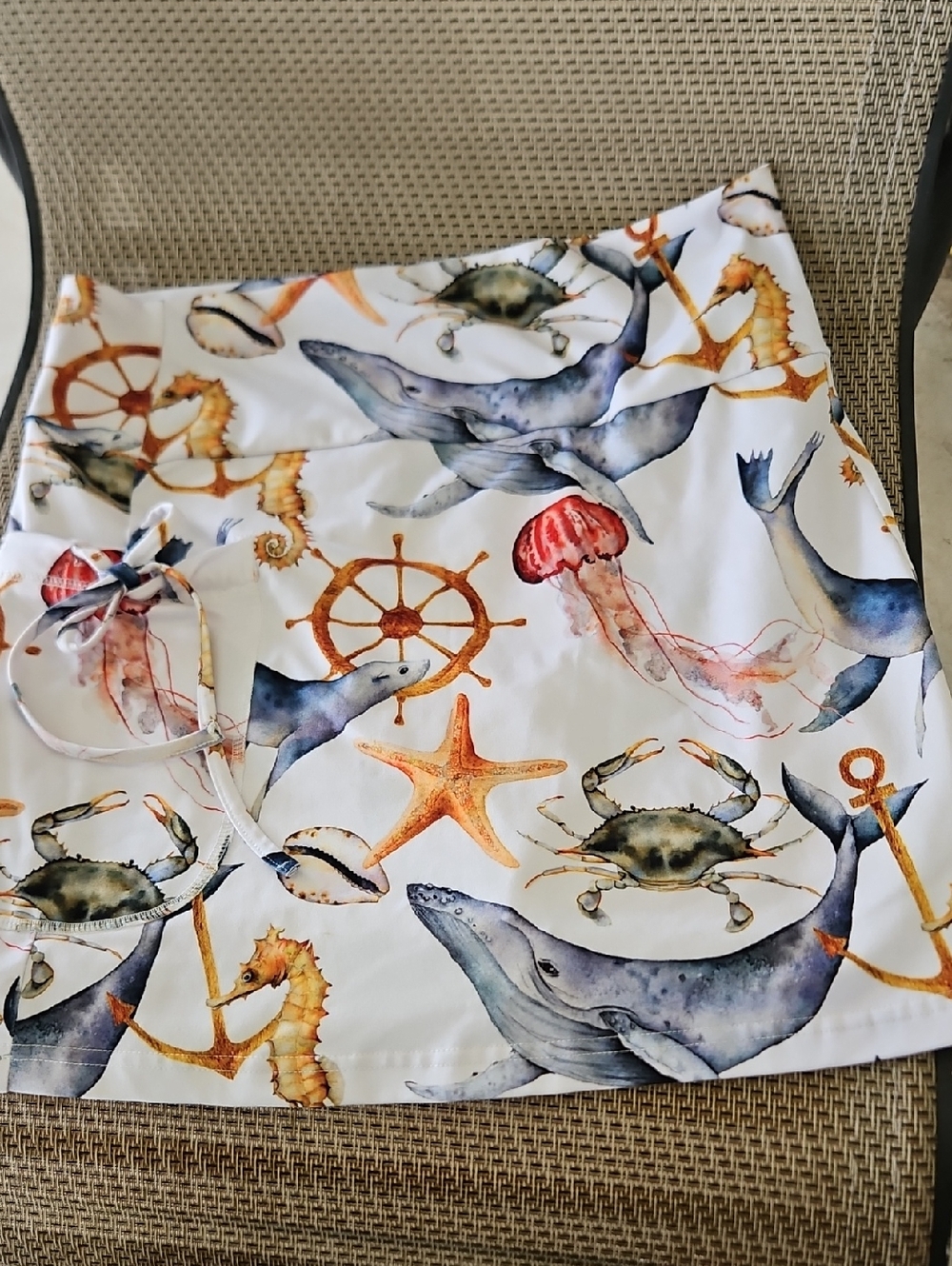 YOGA SKORT, SEA CREATURE SKIRT, YOGA SKORT, Yoga Shorts